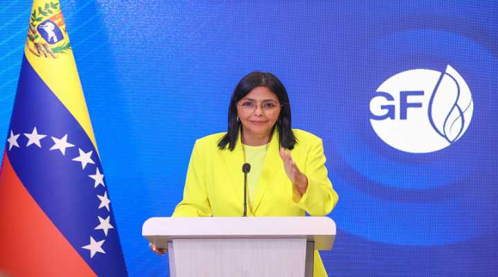 Delcy Rodríguez: Venezuela y Rusia concentran 24 % de la energía del planeta