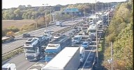 M6 closure live following 'serious' crash between lorry and motorcycle