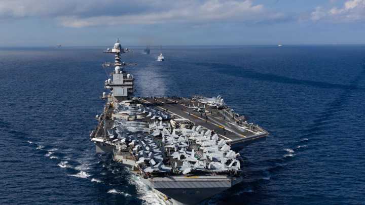 Así está el poderoso arsenal de guerra de Estados Unidos en el Caribe en plena tensión con Venezuela