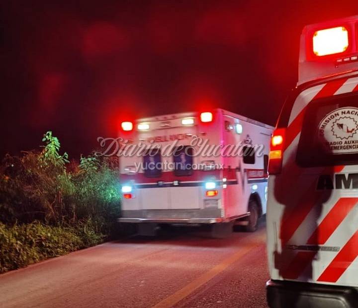 Motociclista presuntamente ebrio sufre graves fracturas tras accidente en calles de Muxupip