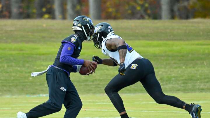 Lamar Jackson again is a full practice participant