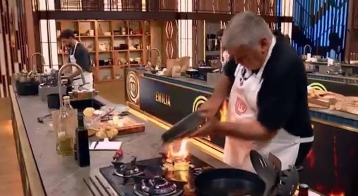 Luis Ventura sufrió un accidente durante las grabaciones de MasterChef Celebrity