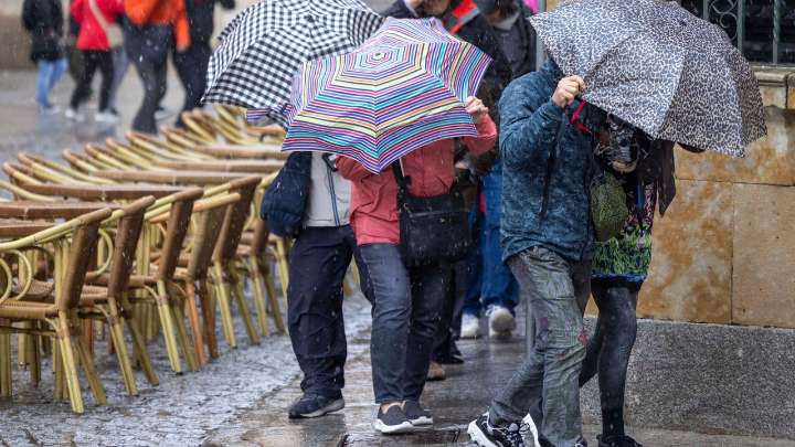 Alerta de la Aemet por fuertes chubascos en estas tres provincias de Castilla y León