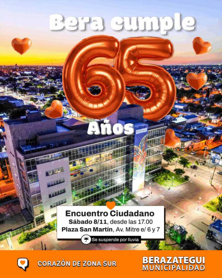 Berazategui conmemora un nuevo aniversario de su Autonomía con una gran fiesta