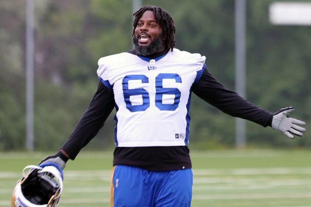Blue Bombers tackle Stanley Bryant nominated for CFL award