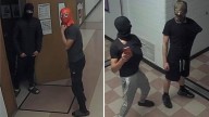 Suspects in Spiderman mask, ski mask wanted for burglaries
