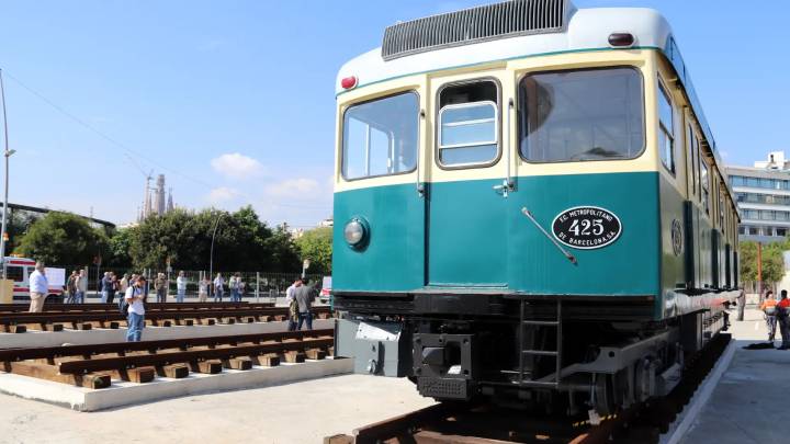 TMB exhibirá 5 trenes históricos del metro en la explanada de la Farinera del Clot a partir de la semana del 10 de noviembre