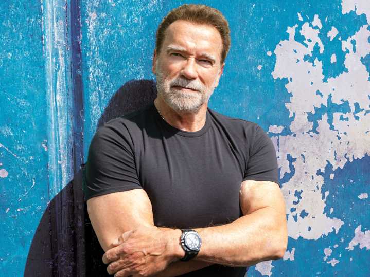 Arnold Schwarzenegger isn't slowing down