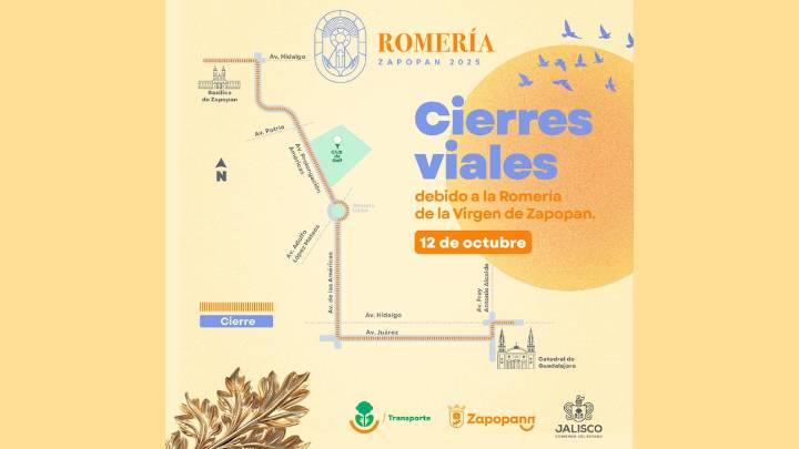 Informa SETRAN ajustes temporales en rutas de transporte público por la Romería 2025