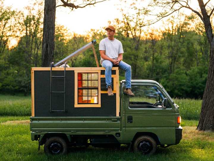 Por 5.000 dólares, cómo construyó en Estados Unidos una casa de 19 pies totalmente funcional “del tamaño de un armario”