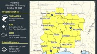 Tornado Watch in effect for three Houston