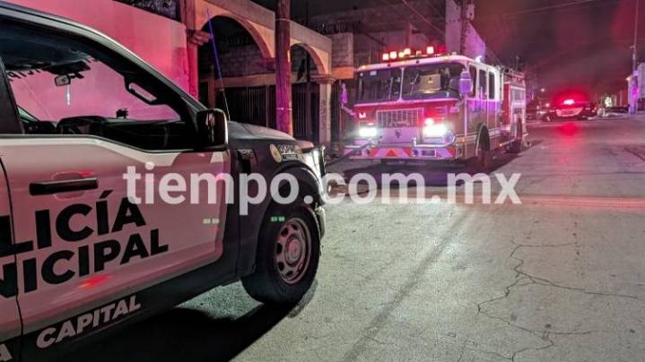 Operativo por incendio de basura en casa de la Pacheco