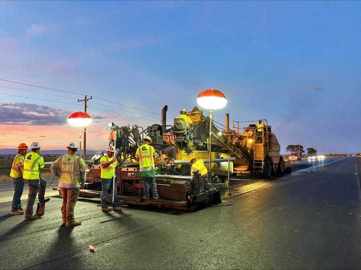 Highway 40 Antelope Creek to Roosevelt Paving Project Complete
