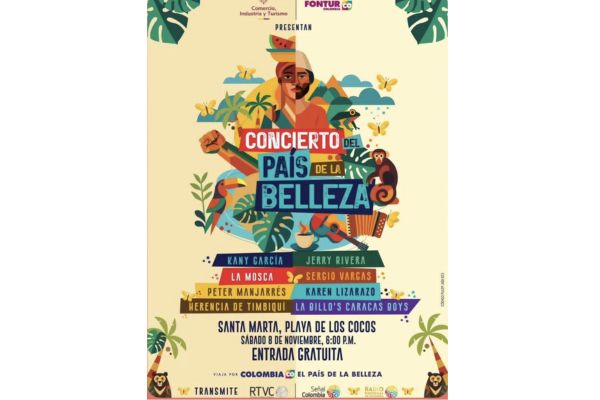 Vive la magia de Colombia en el "Concierto del País de la Belleza"