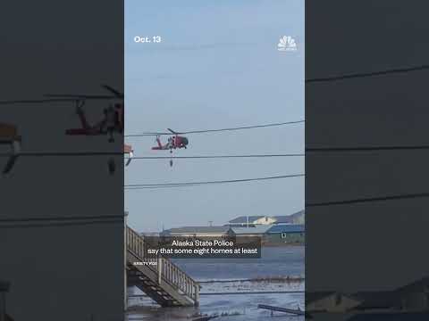 Three people missing in Alaska after typhoon remnants
