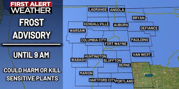 First Alert Forecast: Frost & freeze risk for local farmers