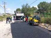 Trabaja gobierno de Javier Díaz en mejorar vialidades y espacios públicos en Lomas de Lourdes