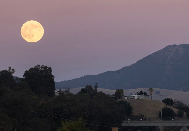 Photos: Stunning Harvest Supermoon rises around the world