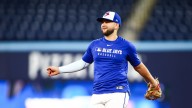 Blue Jays infielder Bo Bichette not in starting lineup for Game 2 of World Series against Dodgers