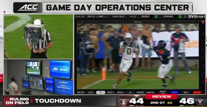 David Teel: UVA’s upset of Florida State showcased ACC’s replay transparency