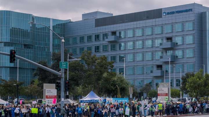 San Diego Kaiser workers strike for safe staffing, fair pay and benefits