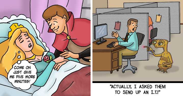 These Witty One-Panel Comics Put A Funny Spin On Pop Culture And Classic Characters (47 Pics)