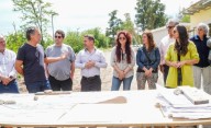 Pablo Descalzo recorrió la obra de la reserva natural del Río Reconquista