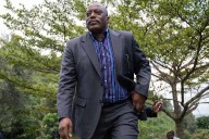 Former Congo leader Kabila appears at Kenya political meeting despite absentia death sentence