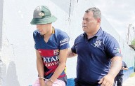 Atrapan a joven robando cableado en escuela