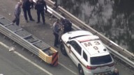 Police arrest pair after vehicle strikes 2 state police vehicles