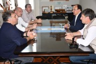 Salomón recibió a las autoridades de la Asociación de Martilleros y Corredores Públicos
