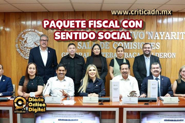 Legisladores de Nayarit reciben propuesta de paquete económico para el 2026