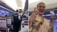 Arabella O’Byrne: Jetstar passenger's drunken mid-air meltdown ends in police escort off plane