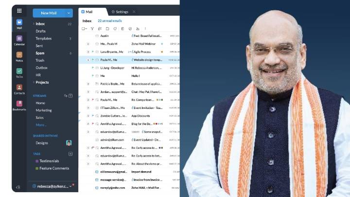 ‘I have switched to Zoho Mail, kindly note…,’ says Union Home Minister Amit Shah