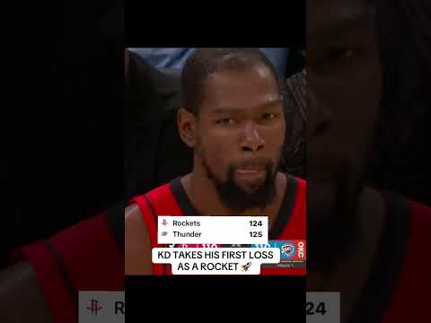 The Thunder spoil KD's debut with the Rockets 😳