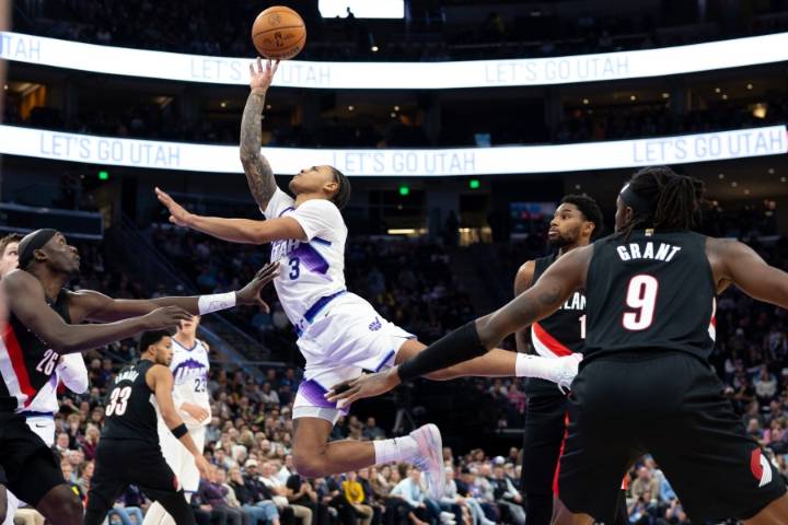 Jazz comeback bid falls short against Blazers, 136