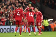 Partido de la Premier League inglesa entre el Liverpool FC y el Manchester United
