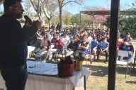 Sebastián Mascherano visitó los colegios de Los Juríes