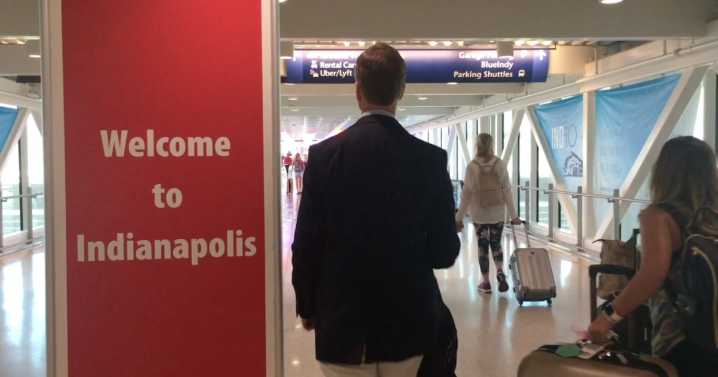 Indianapolis International Airport not showing Kristi Noem video blaming Democrats for shutdown