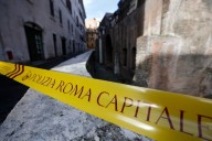 Tourist plunges 22ft to his death in front of daughter at Rome landmark