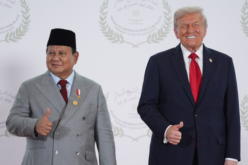 With fragile Gaza ceasefire holding, Trump wants to make headway on Indonesia