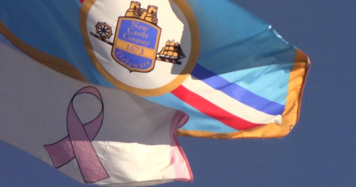 VIDEO | New Castle County waves the banner for Breast Cancer Awareness