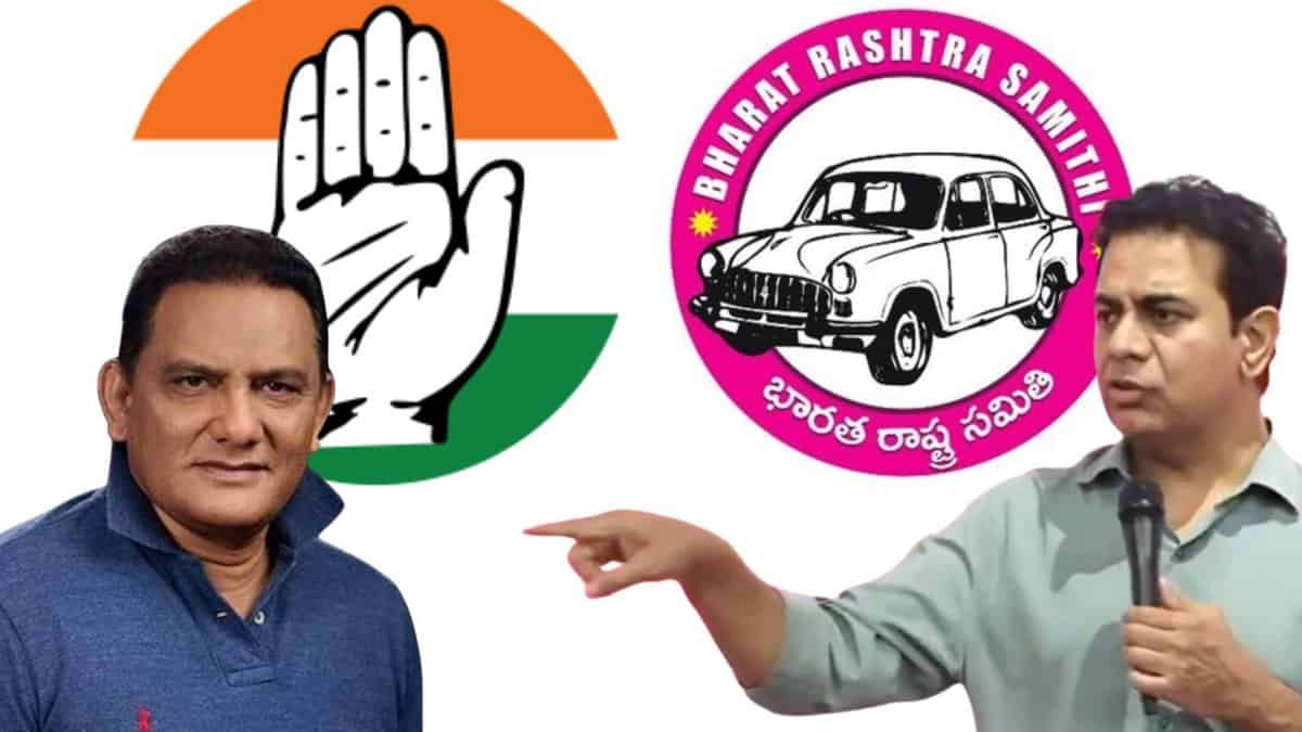 Ministry for Azharuddin a desperate move by Congress, says KTR