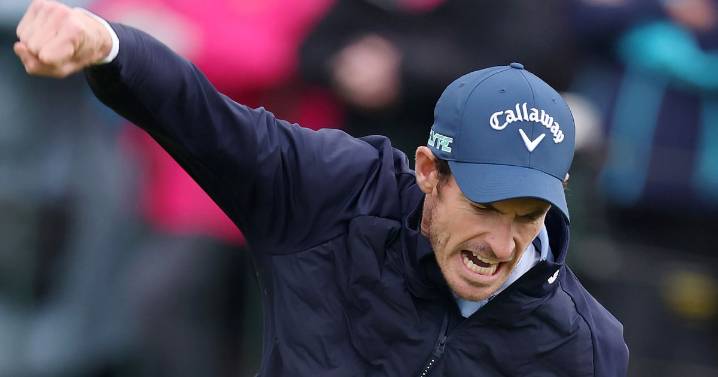 Andy Murray's golf debut sees him out-drive Ryder Cup star and leave pundit gutted