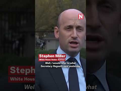 Stephen Miller Says Venezuela Suspects Are 'Terrorists' Who’ll Be Killed