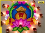 Dhanteras 2025: Beautiful rangoli design inspiration with lotus, swastik, lamps