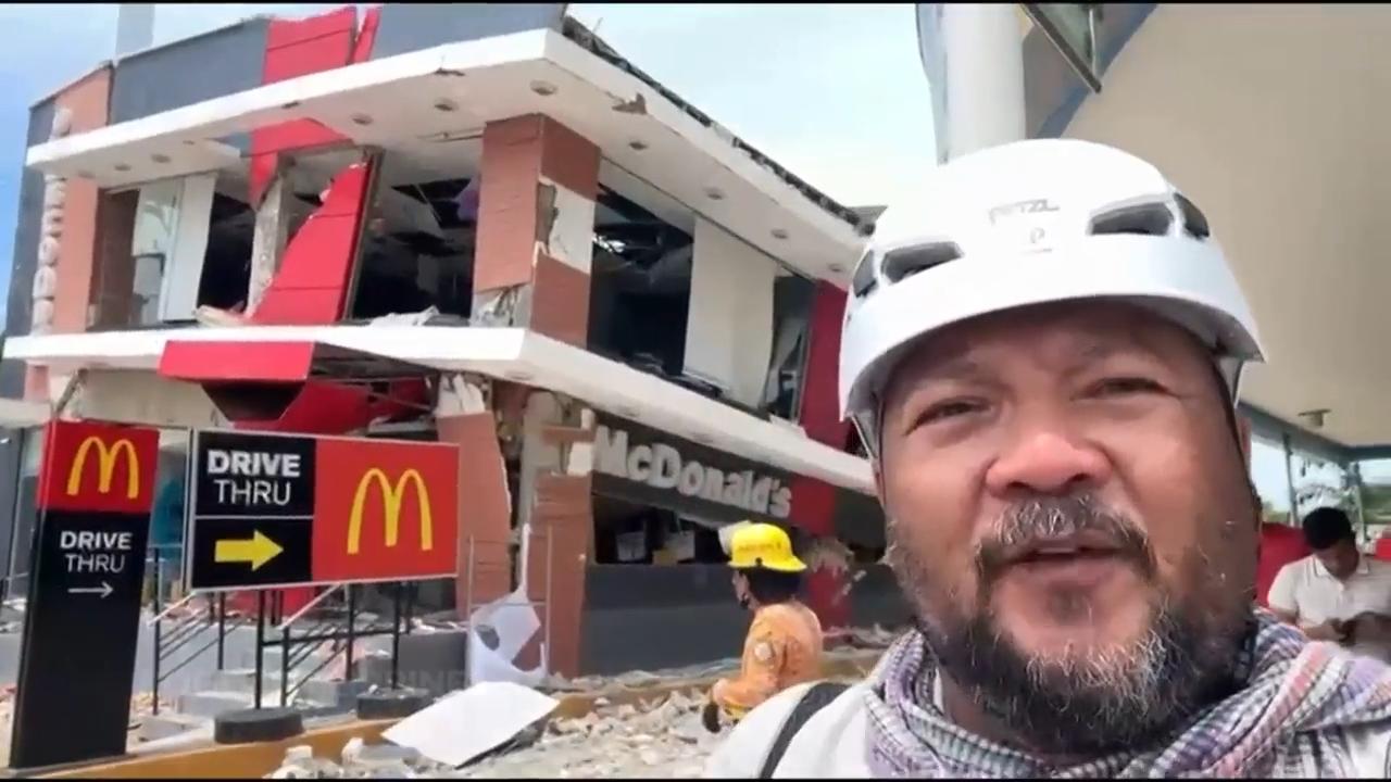 AP Photographer describes damage caused by earthquake in Bogo city, Philippines