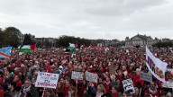 Hundreds of Thousands Protest in Amsterdam Against Gaza War