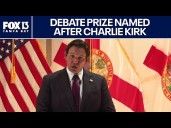 New College of Florida names debate prize after late Charlie Kirk