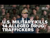 US military kills 14 alleged drug traffickers; multiple strikes in Eastern Pacific
